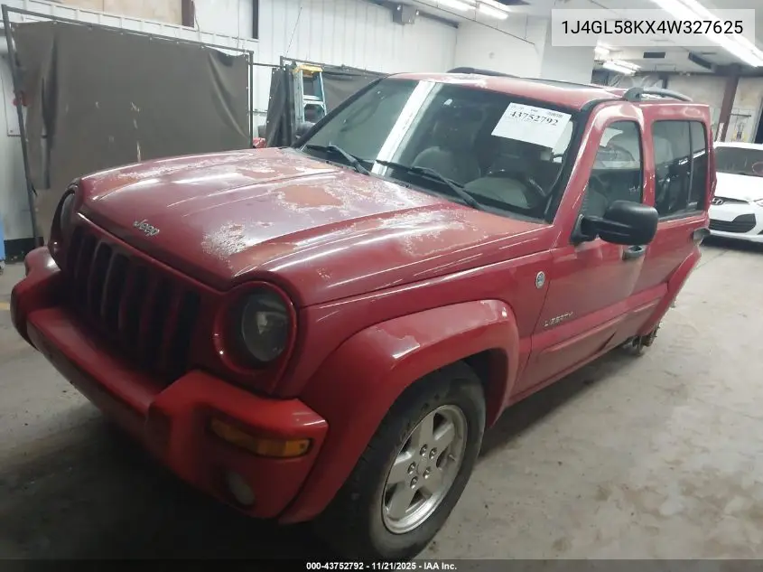 1J4GL58KX4W327625 2004 Jeep Liberty Limited Edition