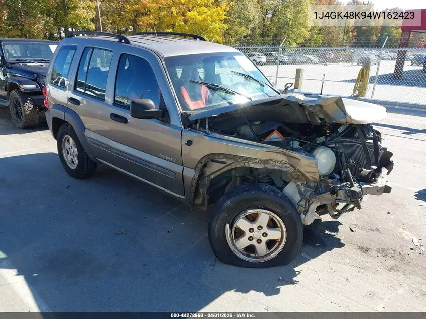 1J4GK48K94W162423 2004 Jeep Liberty Sport