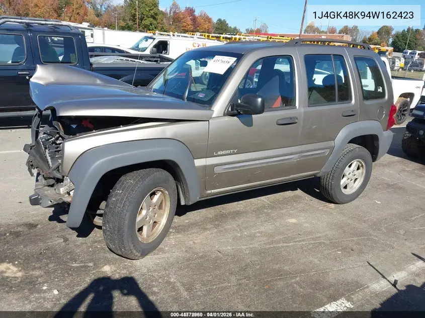 1J4GK48K94W162423 2004 Jeep Liberty Sport