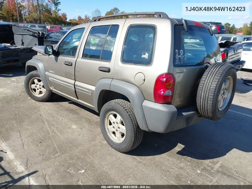 1J4GK48K94W162423 2004 Jeep Liberty Sport