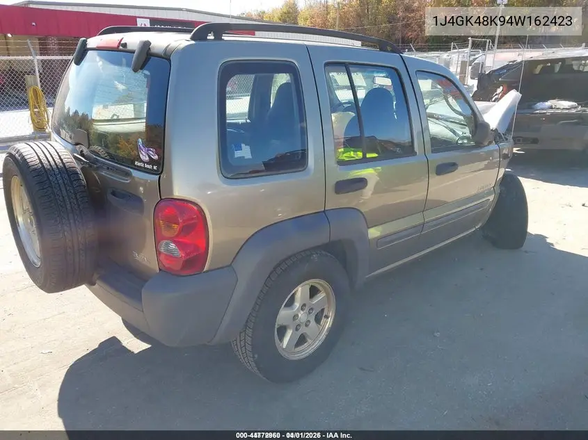 1J4GK48K94W162423 2004 Jeep Liberty Sport