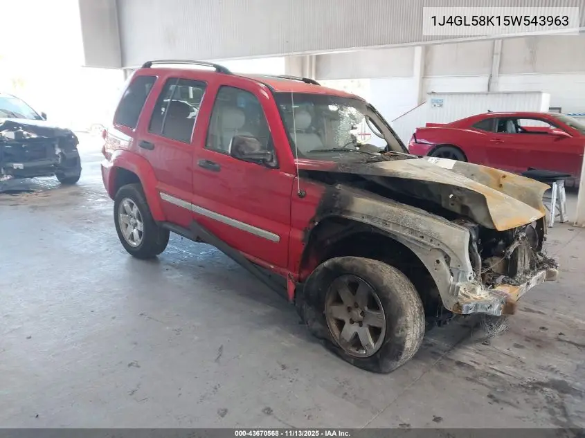 1J4GL58K15W543963 2005 Jeep Liberty Limited Edition