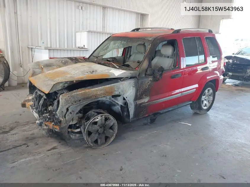 1J4GL58K15W543963 2005 Jeep Liberty Limited Edition
