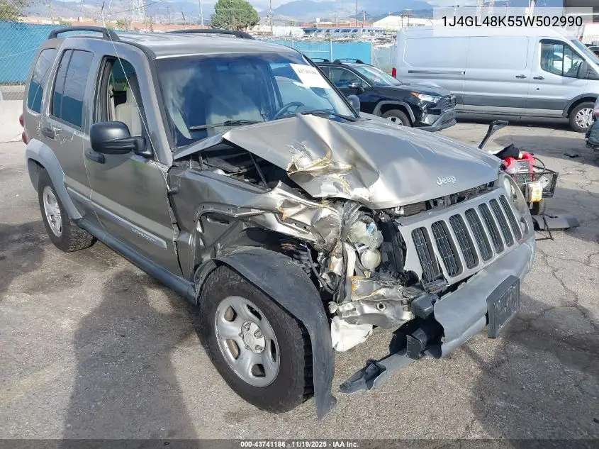 1J4GL48K55W502990 2005 Jeep Liberty Sport