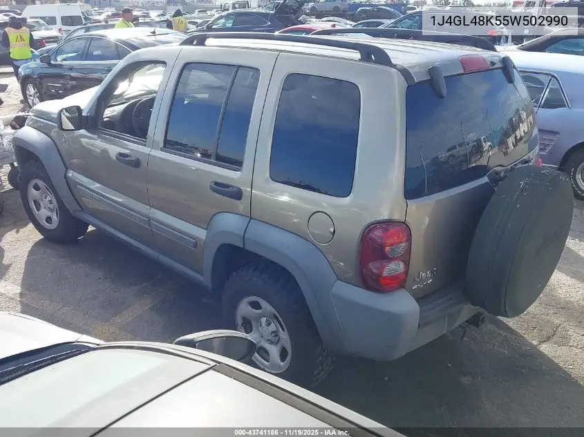 1J4GL48K55W502990 2005 Jeep Liberty Sport