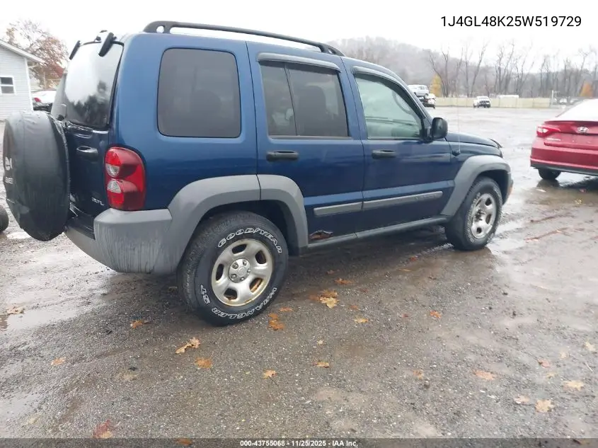 1J4GL48K25W519729 2005 Jeep Liberty Sport