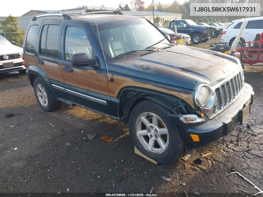 1J8GL58KX5W617931 2005 Jeep Liberty Limited Edition