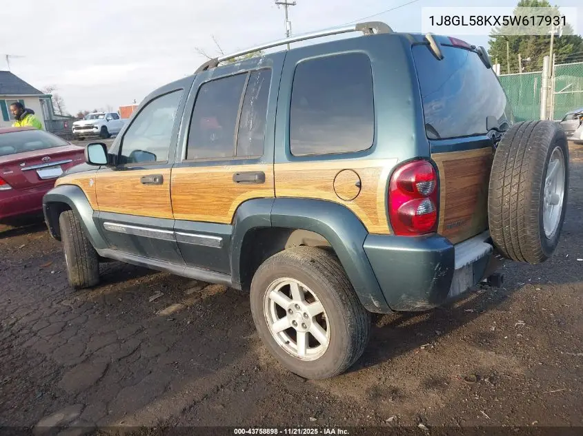 1J8GL58KX5W617931 2005 Jeep Liberty Limited Edition