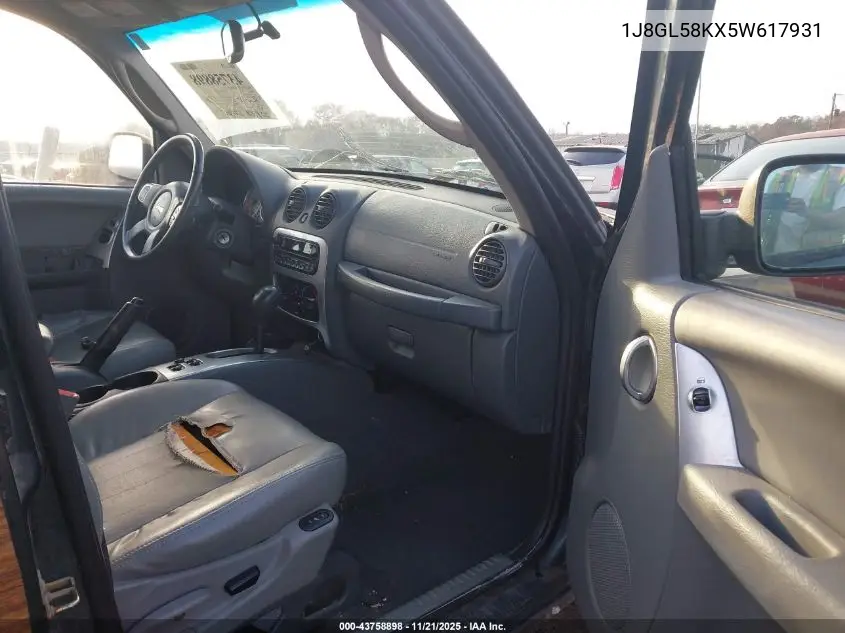 1J8GL58KX5W617931 2005 Jeep Liberty Limited Edition