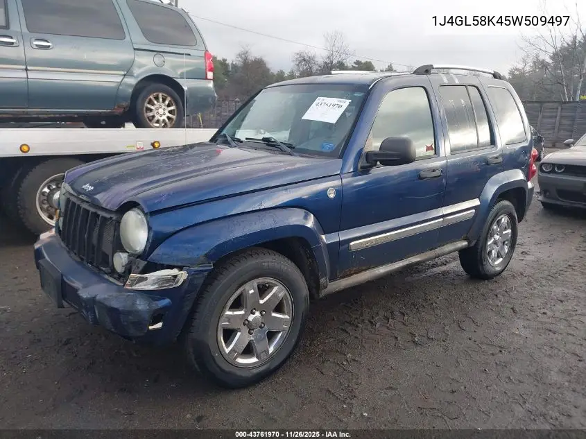 1J4GL58K45W509497 2005 Jeep Liberty Limited Edition