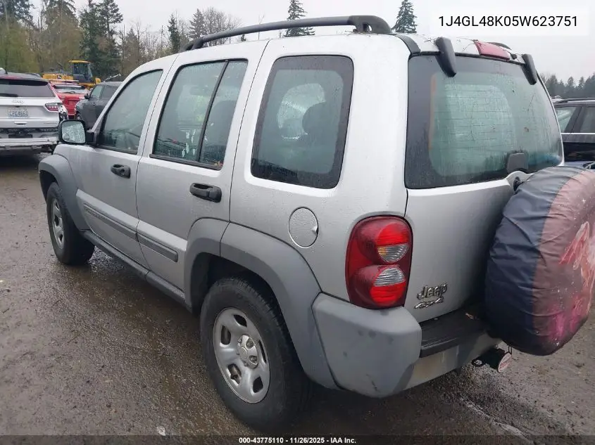 1J4GL48K05W623751 2005 Jeep Liberty Sport