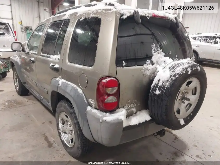 1J4GL48K05W621126 2005 Jeep Liberty Sport