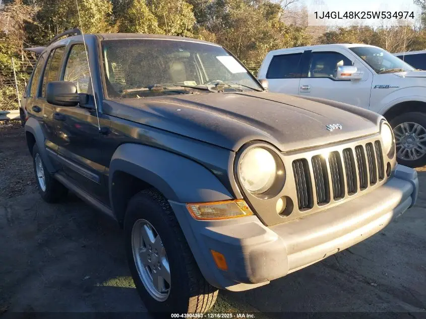 1J4GL48K25W534974 2005 Jeep Liberty Sport
