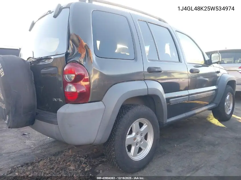 1J4GL48K25W534974 2005 Jeep Liberty Sport