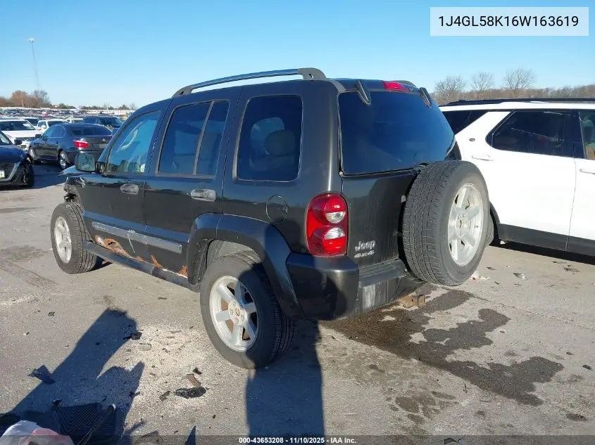 1J4GL58K16W163619 2006 Jeep Liberty Limited Edition
