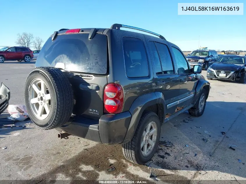 1J4GL58K16W163619 2006 Jeep Liberty Limited Edition