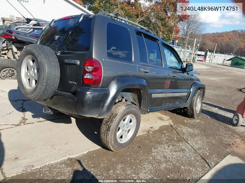 1J4GL48K96W174751 2006 Jeep Liberty Sport