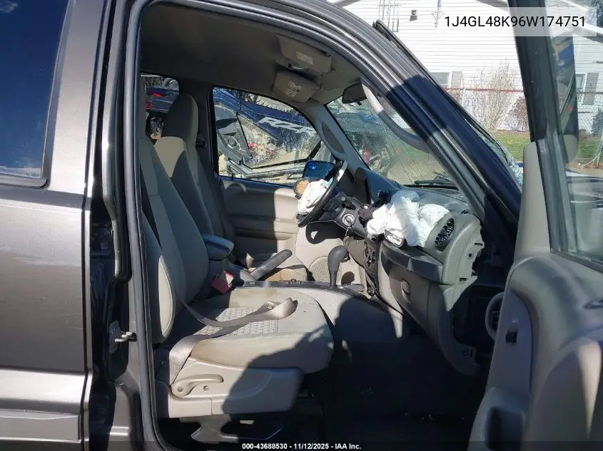 1J4GL48K96W174751 2006 Jeep Liberty Sport
