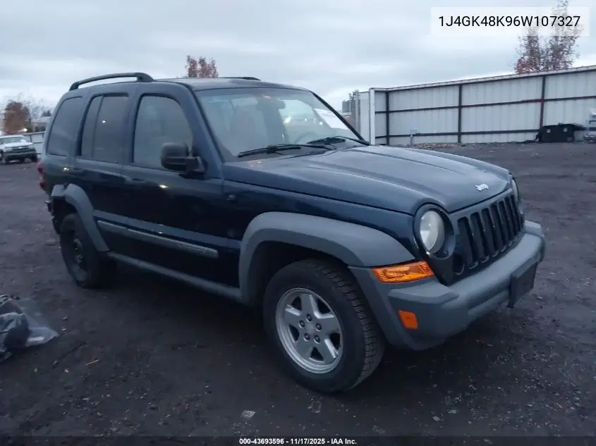 1J4GK48K96W107327 2006 Jeep Liberty Sport