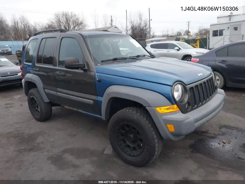 1J4GL48K06W150306 2006 Jeep Liberty Sport