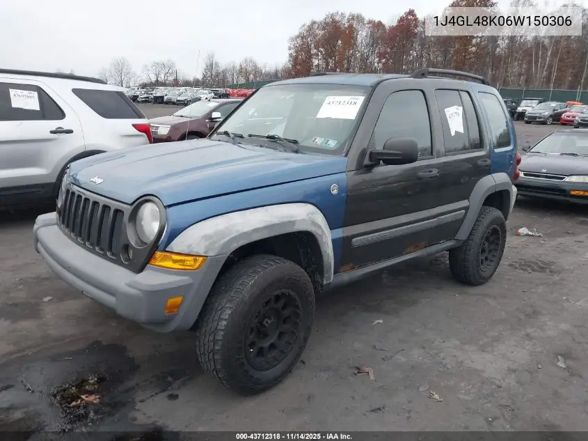 1J4GL48K06W150306 2006 Jeep Liberty Sport