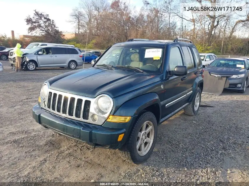 1J4GL58K26W171745 2006 Jeep Liberty Limited Edition