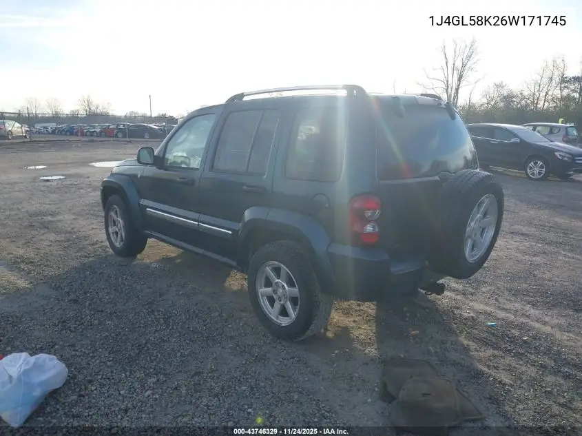 1J4GL58K26W171745 2006 Jeep Liberty Limited Edition