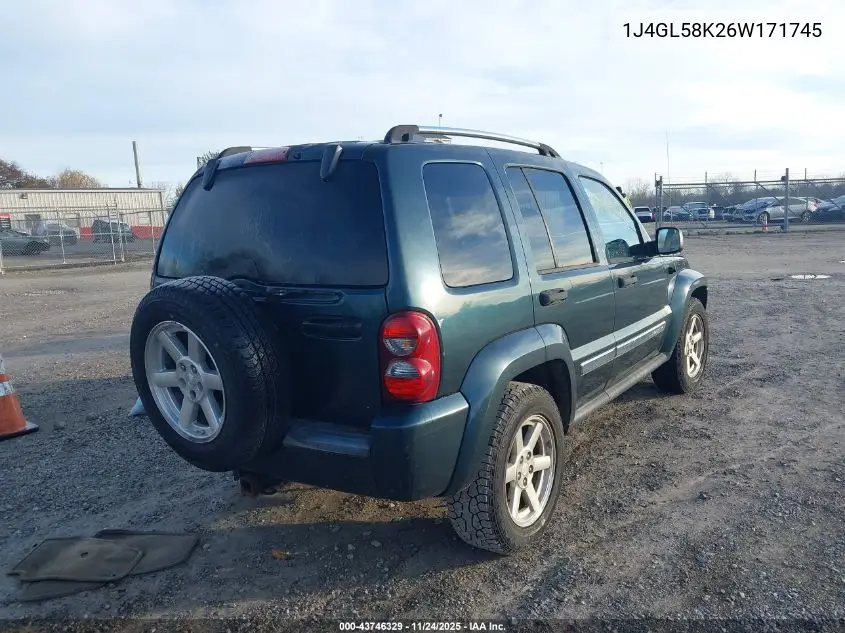 1J4GL58K26W171745 2006 Jeep Liberty Limited Edition