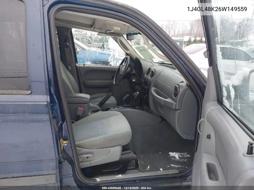 1J4GL48K26W149559 2006 Jeep Liberty Sport