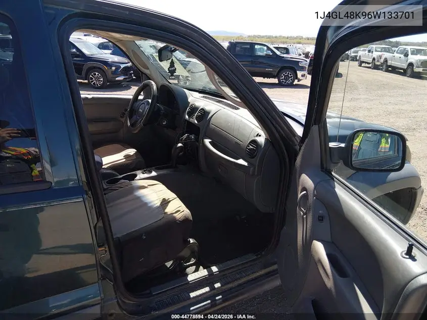 2006 Jeep Liberty Sport VIN: 1J4GL48K96W133701 Lot: 44778594