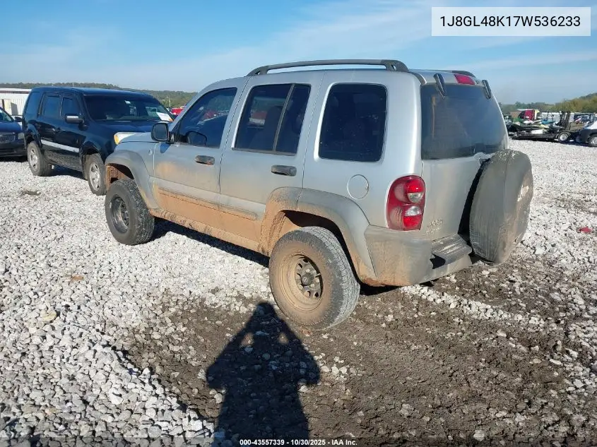 1J8GL48K17W536233 2007 Jeep Liberty Sport