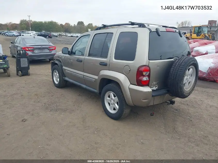 1J4GL48K17W703532 2007 Jeep Liberty Sport