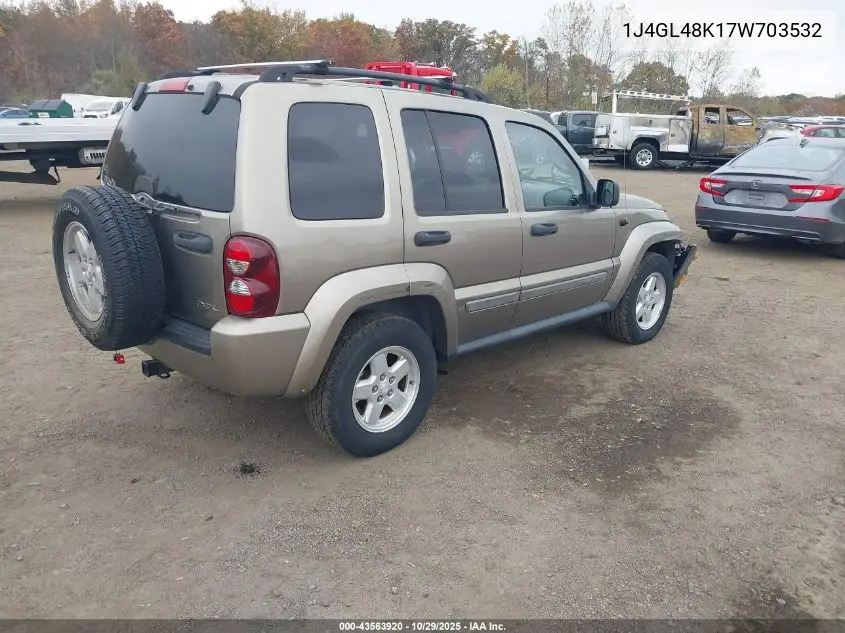 1J4GL48K17W703532 2007 Jeep Liberty Sport