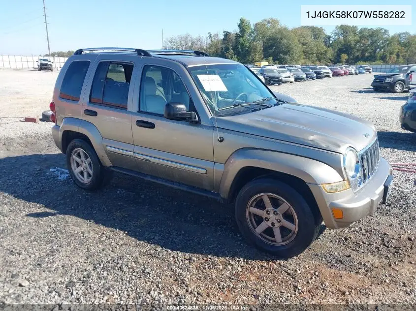 1J4GK58K07W558282 2007 Jeep Liberty Limited Edition