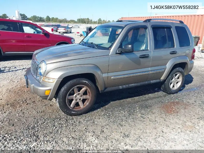 1J4GK58K07W558282 2007 Jeep Liberty Limited Edition