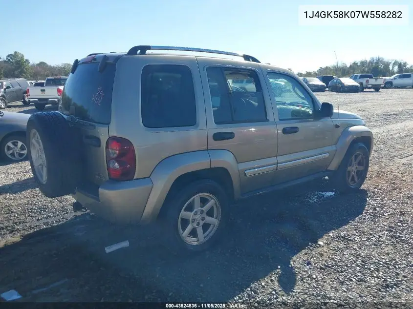 1J4GK58K07W558282 2007 Jeep Liberty Limited Edition