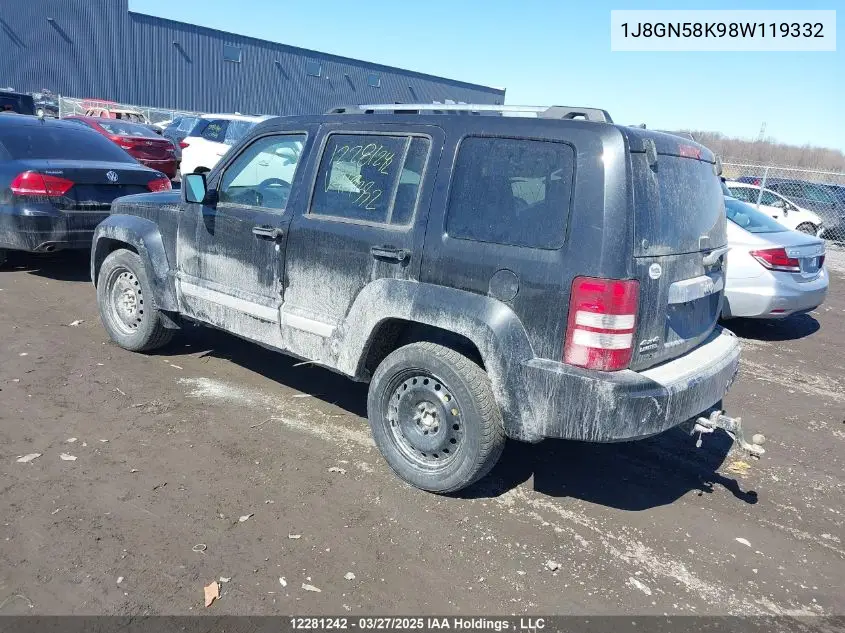 1J8GN58K98W119332 2008 Jeep Liberty Limited
