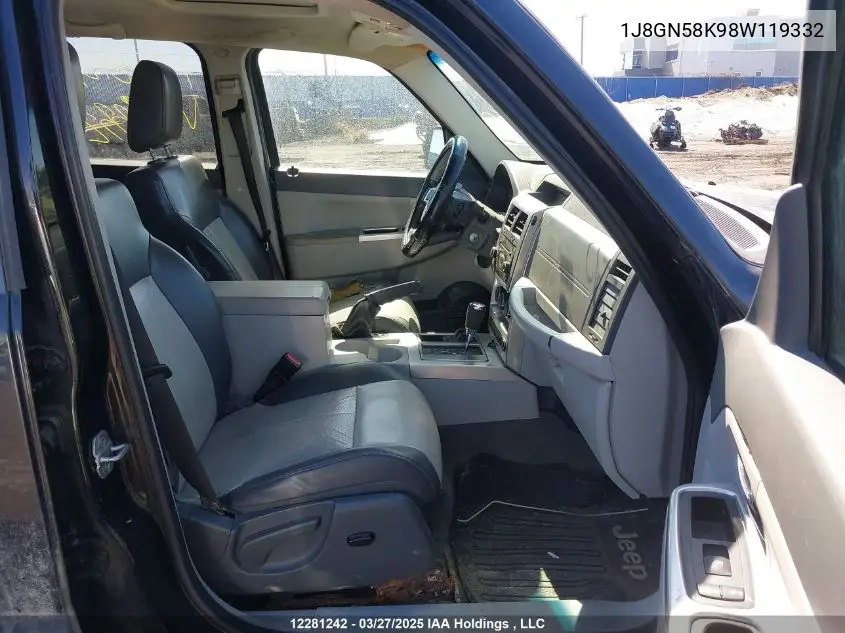 1J8GN58K98W119332 2008 Jeep Liberty Limited