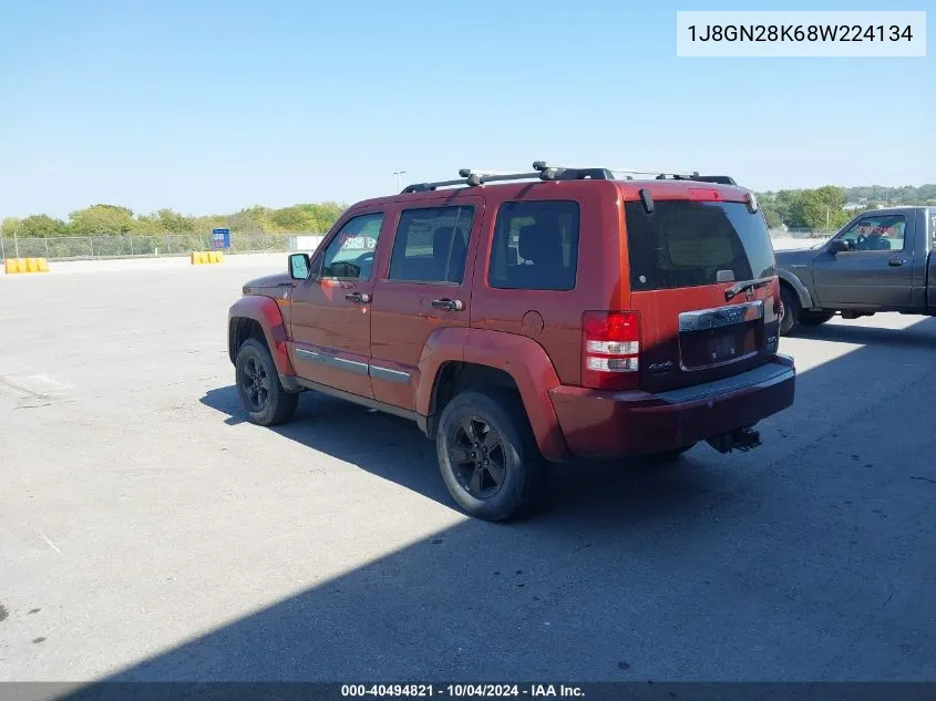 1J8GN28K68W224134 2008 Jeep Liberty Sport