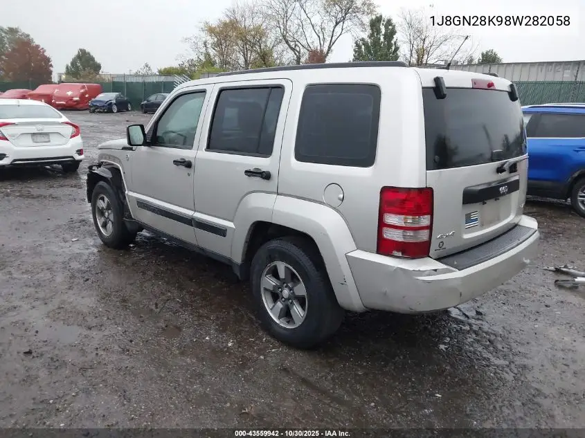 1J8GN28K98W282058 2008 Jeep Liberty Sport