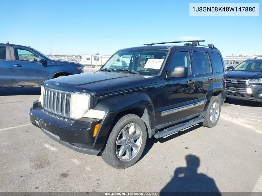 1J8GN58K48W147880 2008 Jeep Liberty Limited Edition