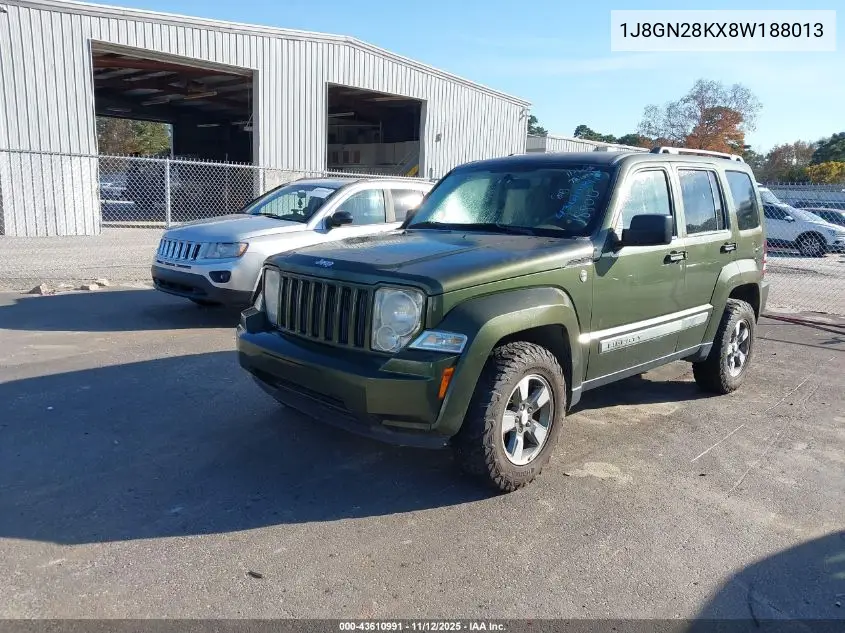 1J8GN28KX8W188013 2008 Jeep Liberty Sport