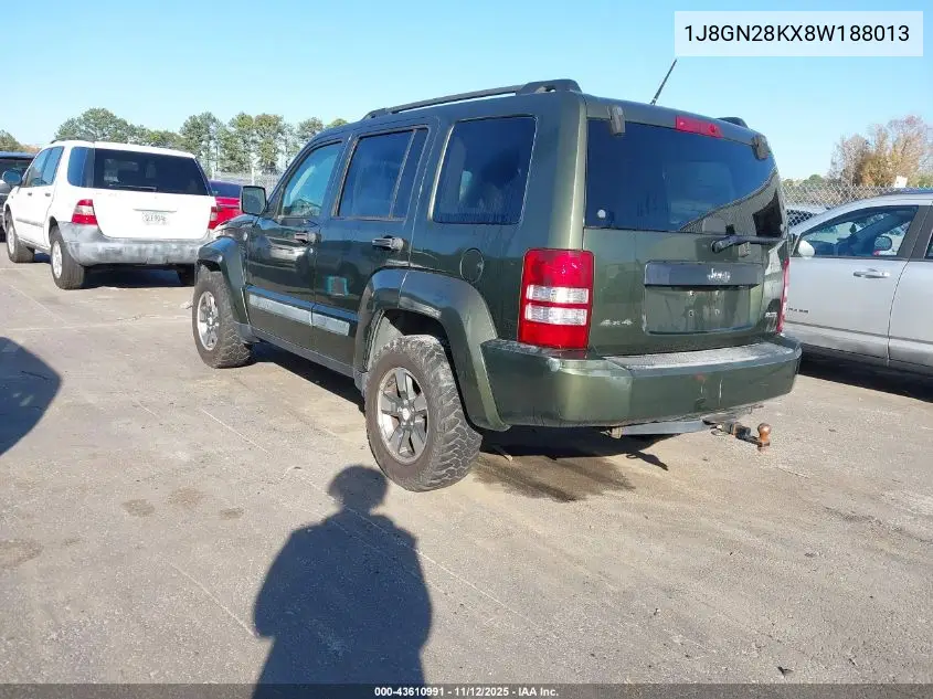 1J8GN28KX8W188013 2008 Jeep Liberty Sport