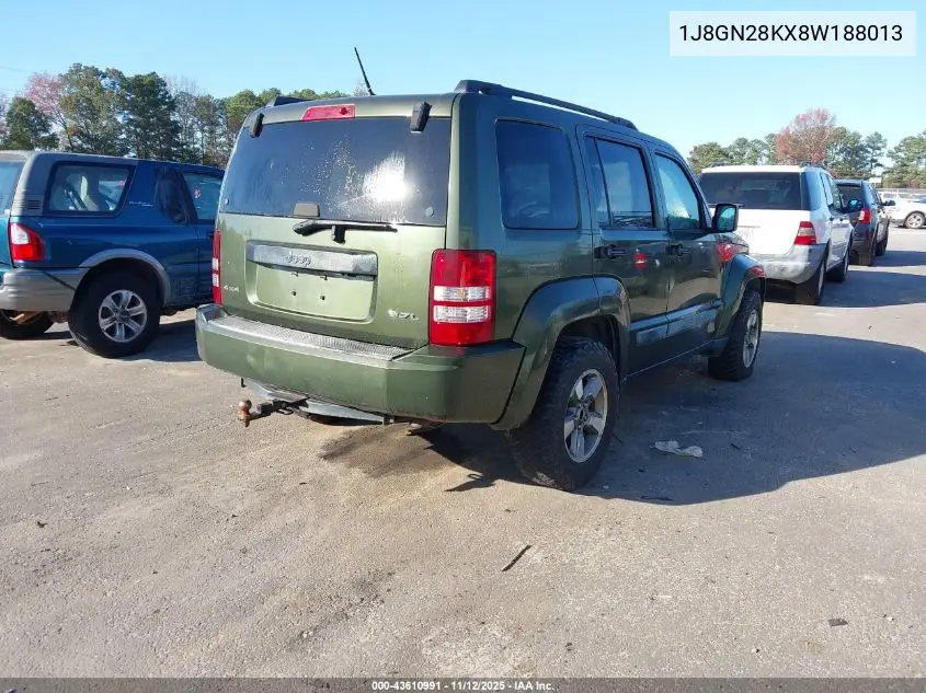 1J8GN28KX8W188013 2008 Jeep Liberty Sport