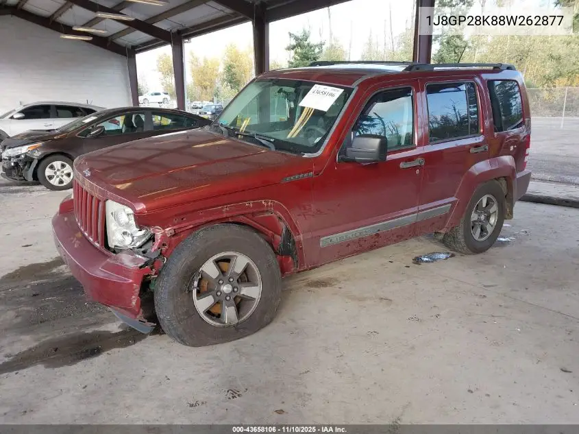 1J8GP28K88W262877 2008 Jeep Liberty Sport