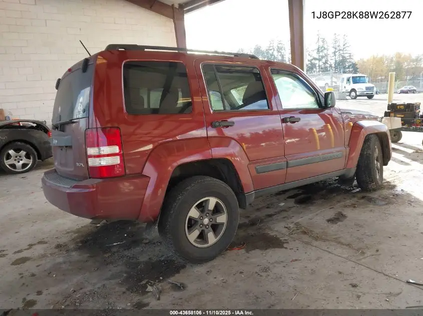 1J8GP28K88W262877 2008 Jeep Liberty Sport