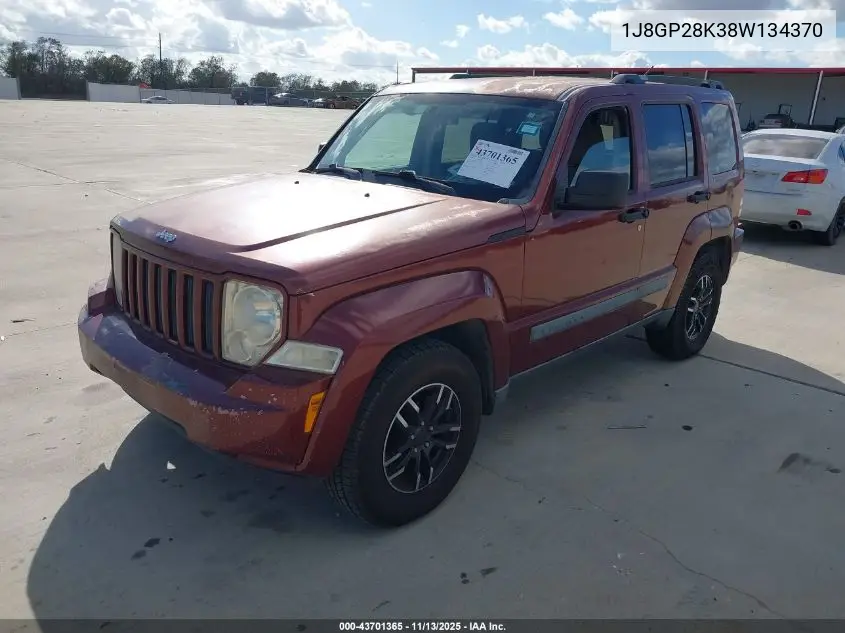 1J8GP28K38W134370 2008 Jeep Liberty Sport