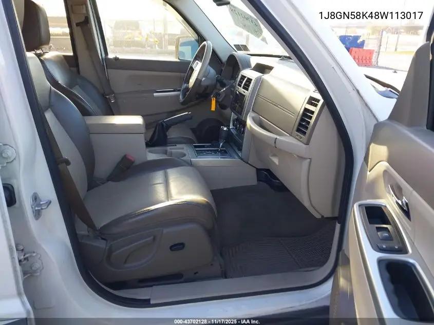 1J8GN58K48W113017 2008 Jeep Liberty Limited Edition