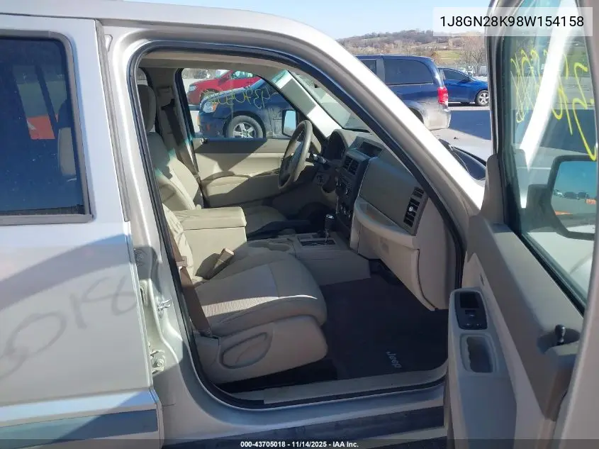 1J8GN28K98W154158 2008 Jeep Liberty Sport