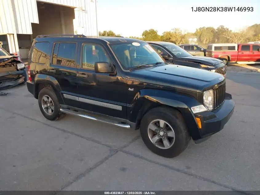 1J8GN28K38W146993 2008 Jeep Liberty Sport